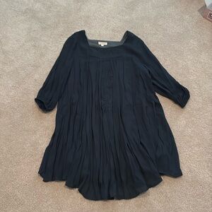 Crescent  large flowy blue/green dress